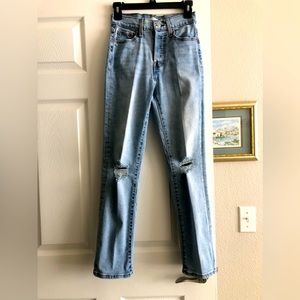 Levi’s light wash blue jeans
